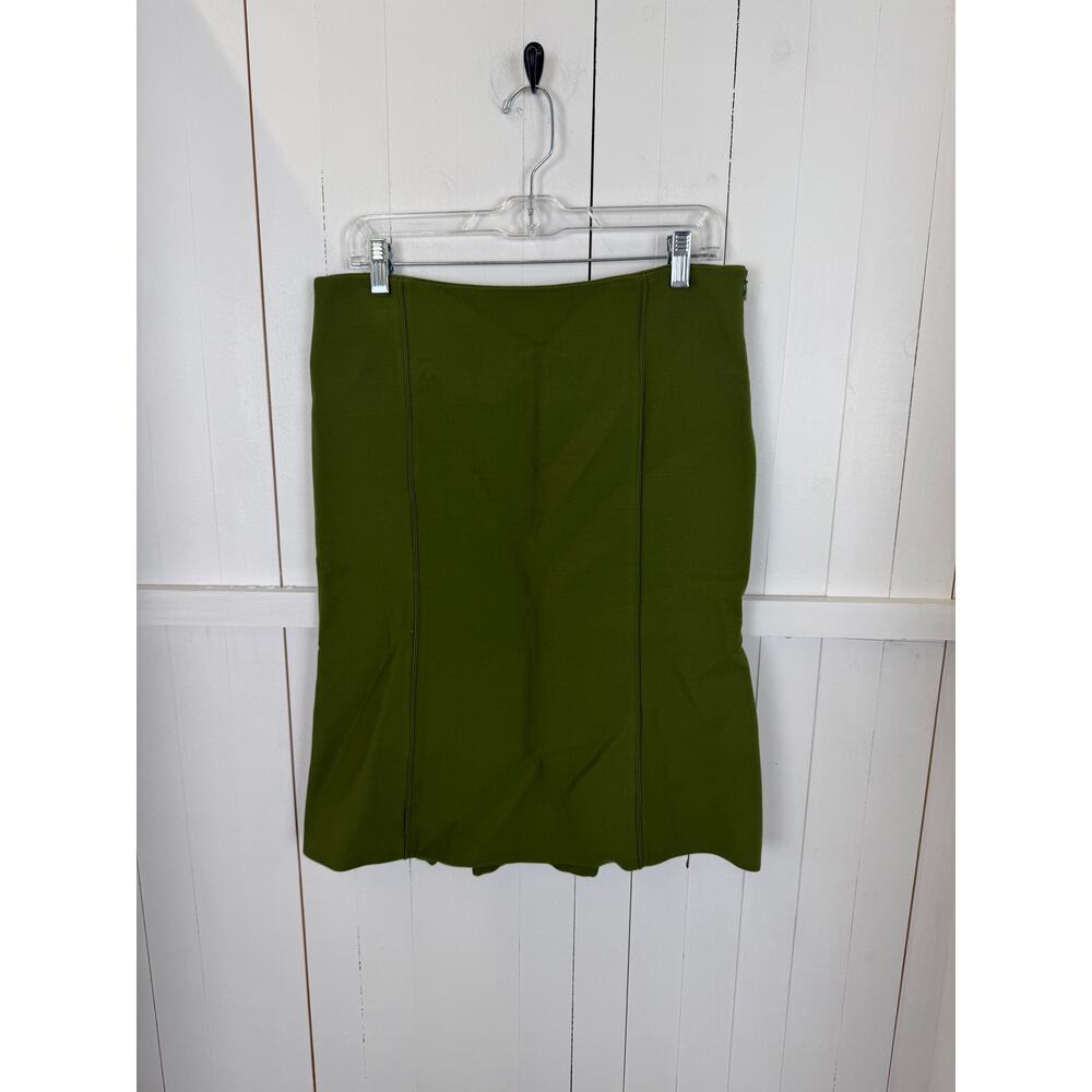 Alberta Ferretti Green Skirt